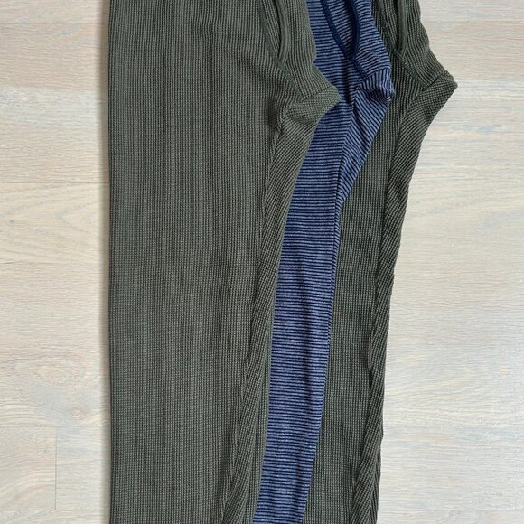 Uniqlo 3 Bottoms - Men Heat Tech / Thermal Bottom Base Layer Size M - Picture 1 of 2
